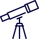 Architectural Drawing Telescope Inspection Icon