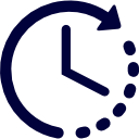 Time Clock Full Moving Icon